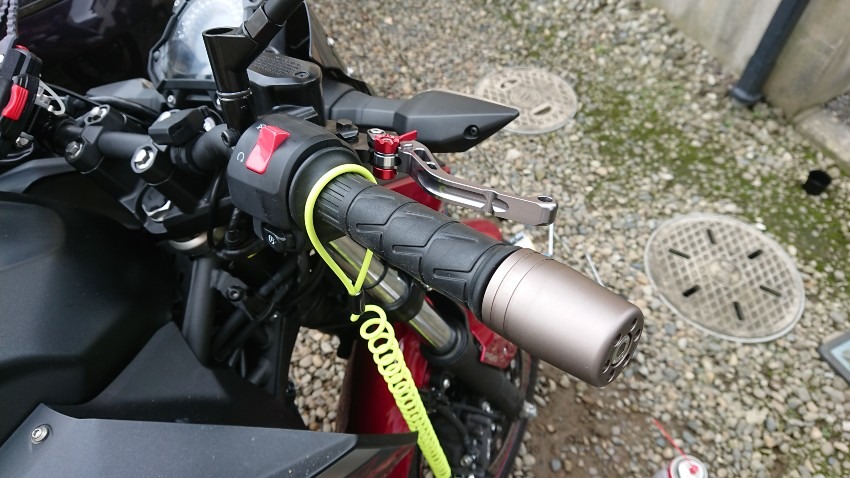 POSH FAITHウルトラヘビーバーエンド取り付け | ディスりのないバイクSNS「RIDE MATE 」