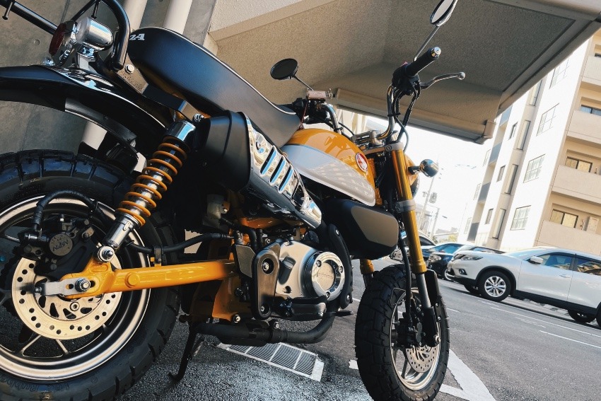 ■集合住宅でバイクを洗ってみる。