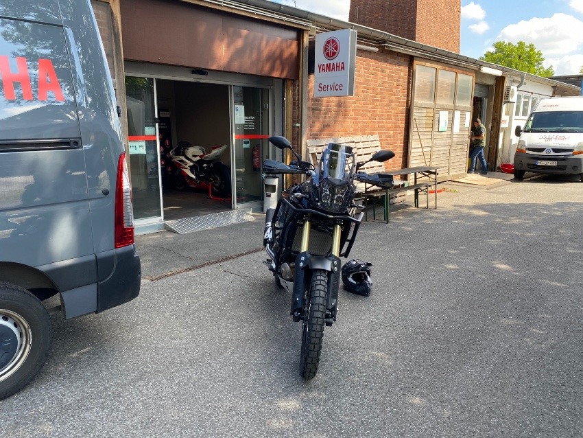 1000km点検とオプション品装備完了