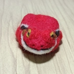 赤い蛙